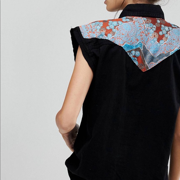 COPY - NWT ASOS Reclaimed Vintage revived Western Shirt - Picture 2 of 8